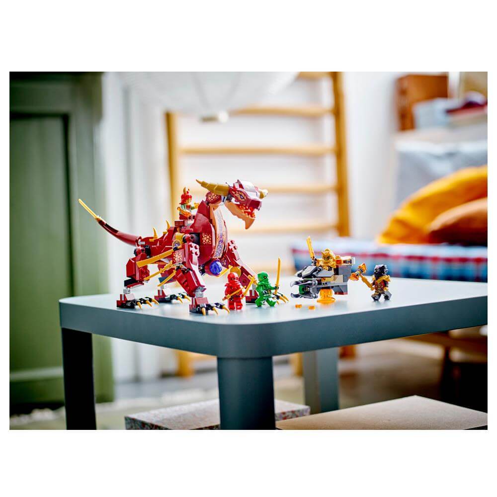 Lego lava dragon hot sale